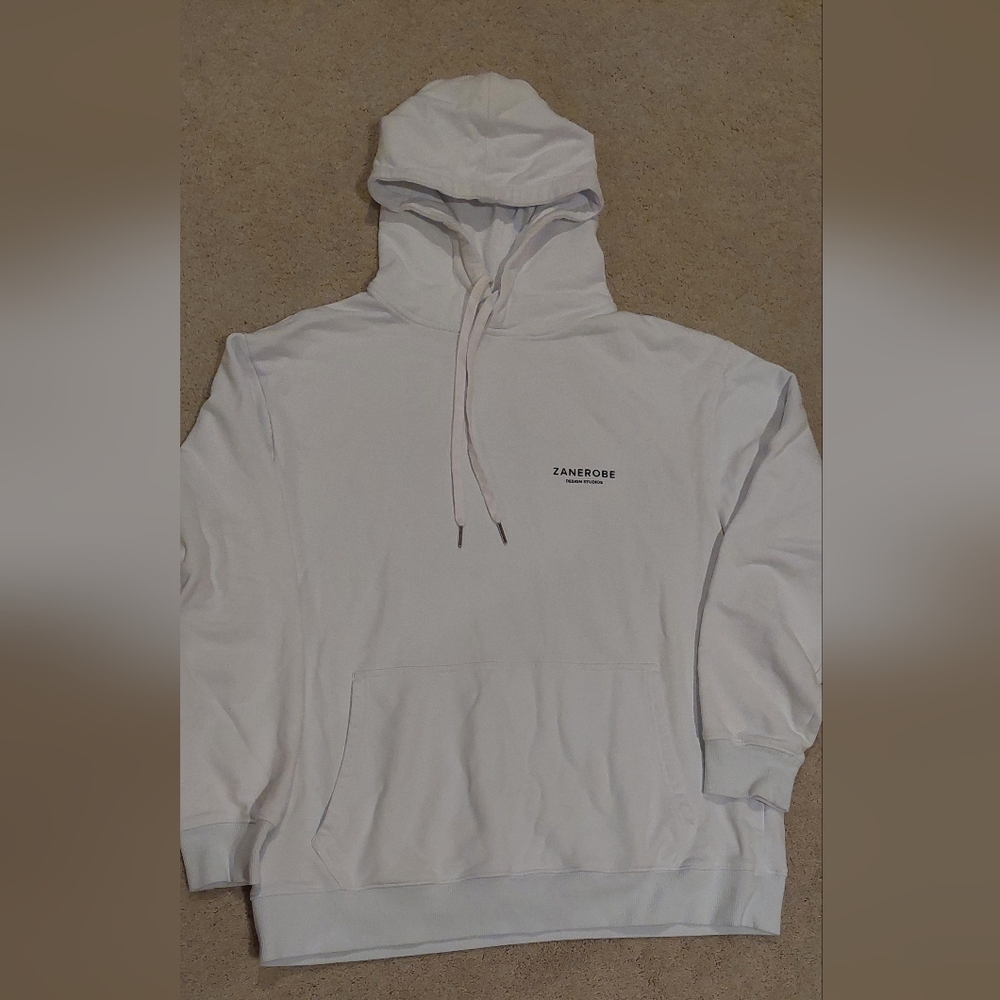Zanerobe White Hoodie L